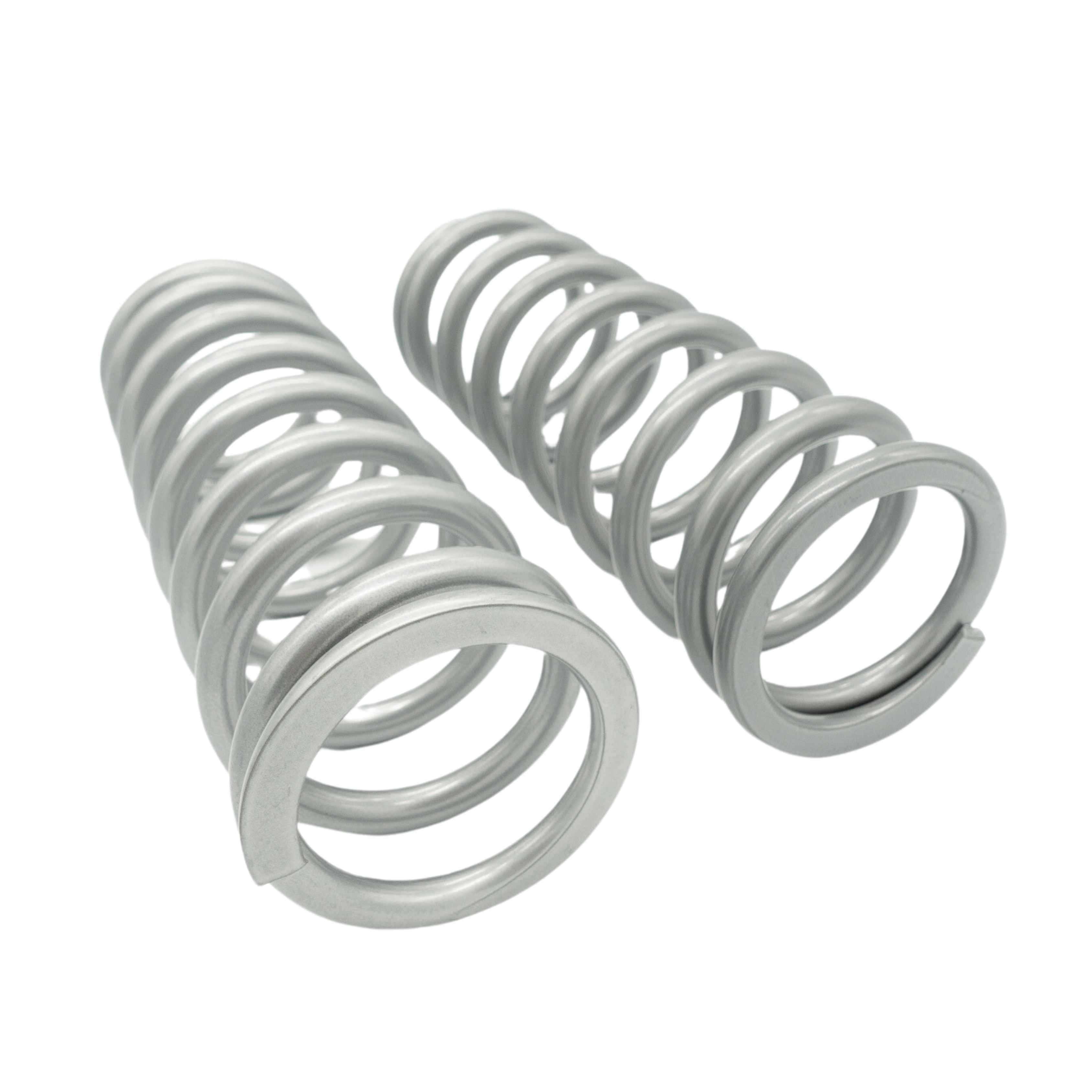 Mitsubishi Minicab Truck U41T, U42T (1990–1999) silver heavy-duty coil suspension springs for enhanced ride stability and load support – Suspension collection.