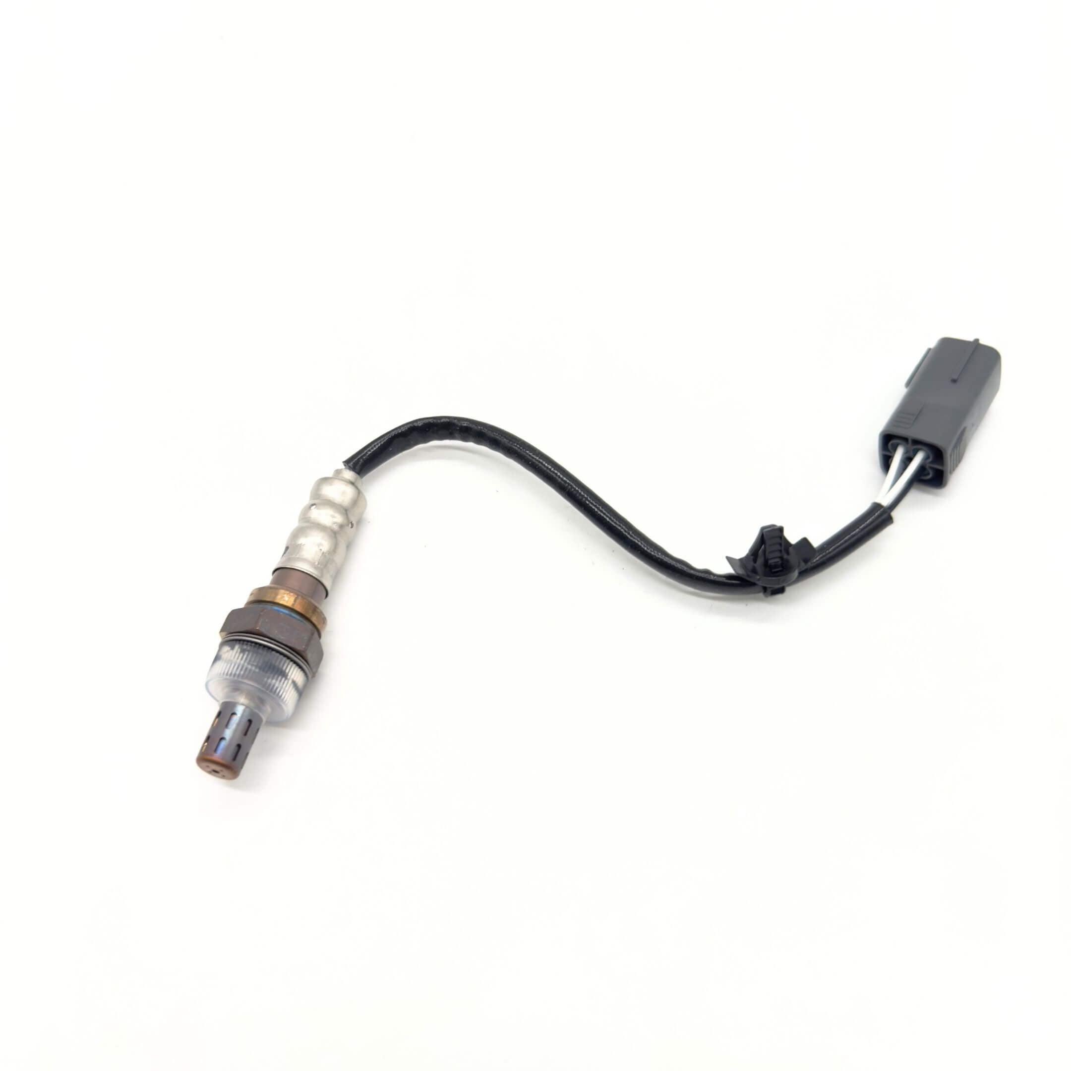 O2 Sensor for Subaru Sambar Truck TT1, TT2 Models (12/2001 - 08/2005) featuring a metal body with a black wiring connector.