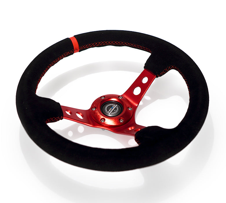 Exclusive Oiwa Steering Wheel with Red Center Mark RST-006S-RD