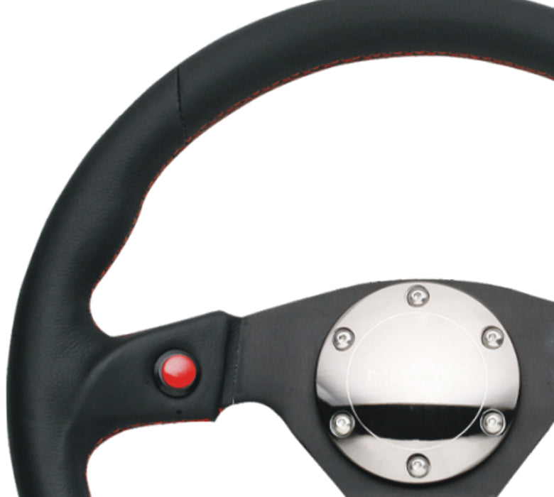 Dual-button feature on Oiwa's RST-007R steering wheel. RST-007R