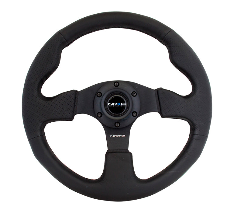 RST-012R  leather steering wheel by Oiwa Garage