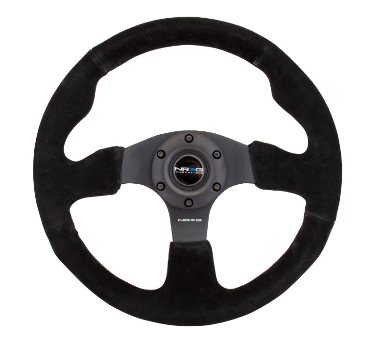 RST-012S 320mm NRG Suede Steering Wheel with Black Stitch