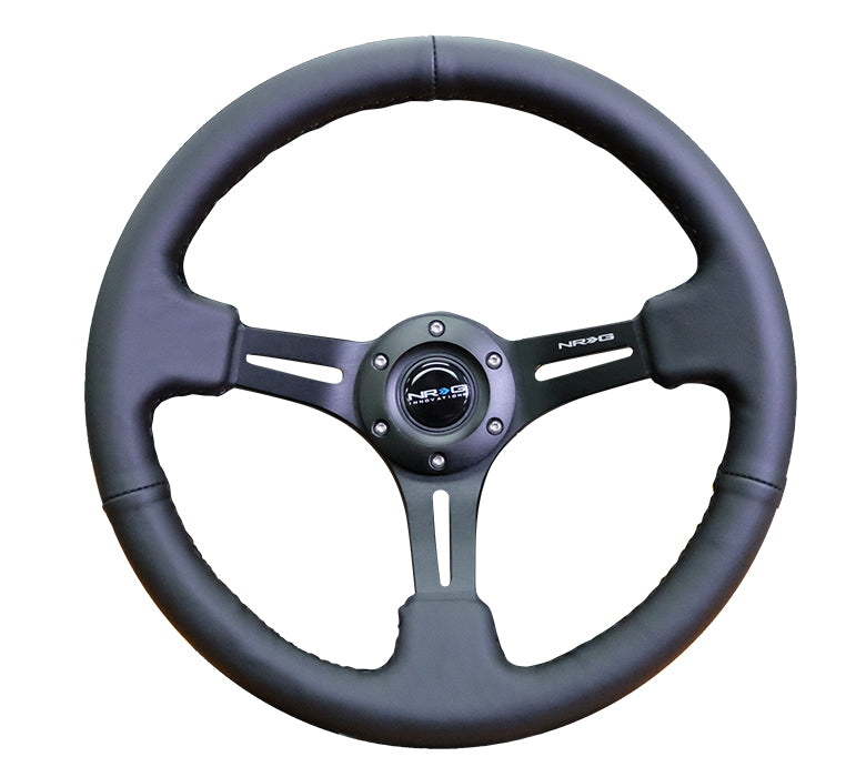 RST-018R NRG 350mm Sport Steering Wheel with Black Leather