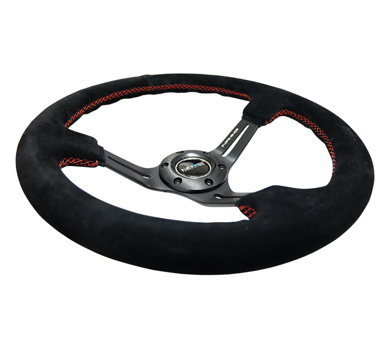 RST-018S-RS Universal fit deep dish steering wheel by NRG.