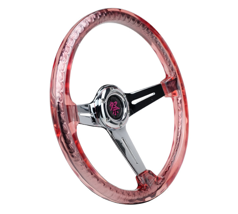 RST-027CH-RD Exclusive Oiwa Garage Matsuri steering wheel