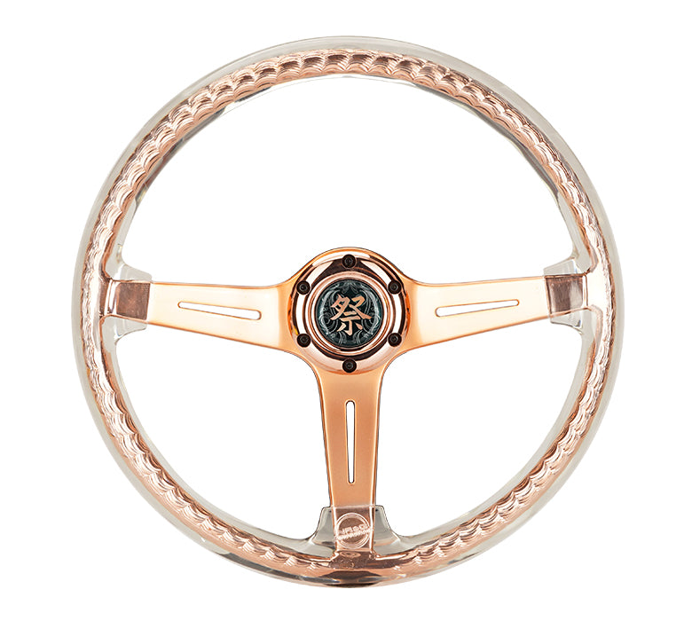 RST-027RG-CL NRG 'Matsuri' clear acrylic steering wheel 