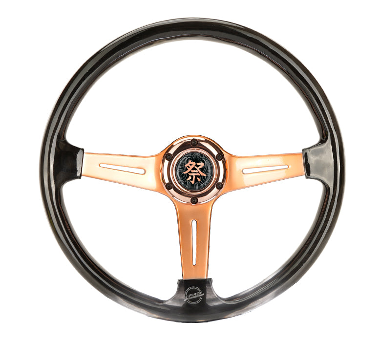 RST-027RG-SM Oiwa Garage NRG Matsuri Smoke Acrylic Steering Wheel.