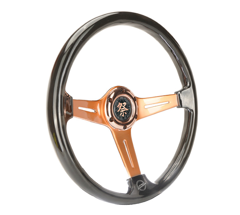 RST-027RG-SM Matsuri-inspired Steering Wheel with Smoke Finish.