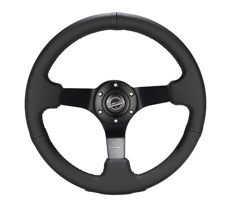 NRG Steering Wheel 330mm Reinforced Racing - RST-033BK-R