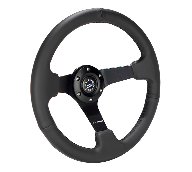 Reinforced matte black spoke wheel design