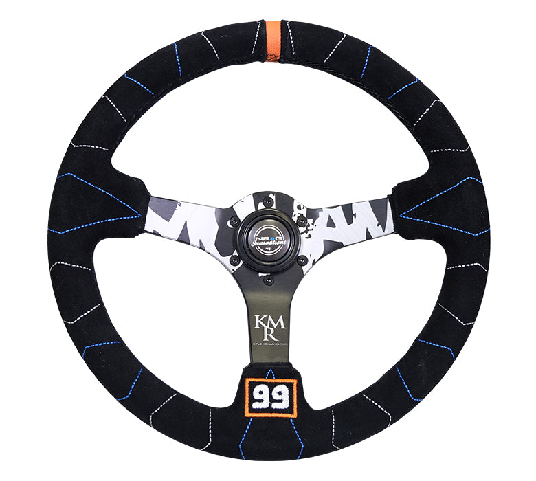 Kyle Mohan Signature NRG 350mm steering wheel. RST-036MB-S-KMR