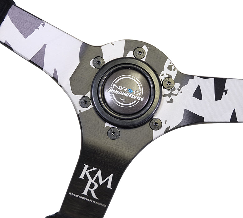 Exclusive Oiwa Garage NRG steering wheel detail. RST-036MB-S-KMR