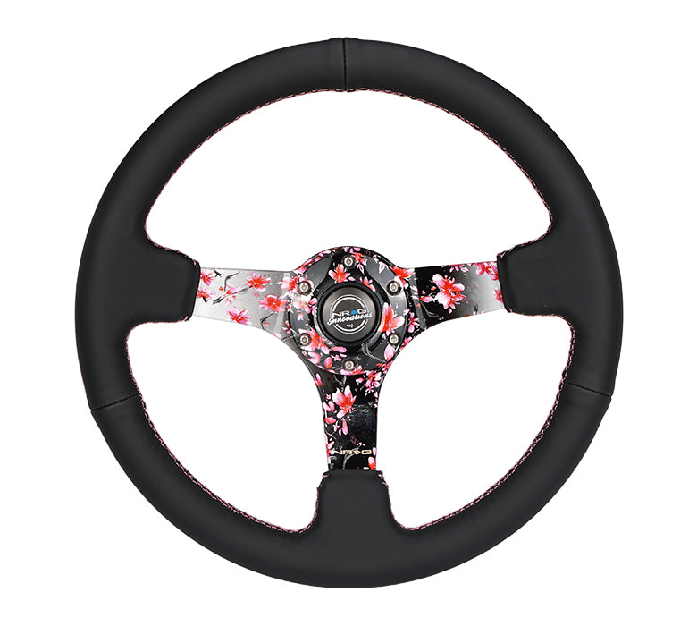 NRG Sakura Floral Hydro-Dipped Steering Wheel. RST-036SAK-R