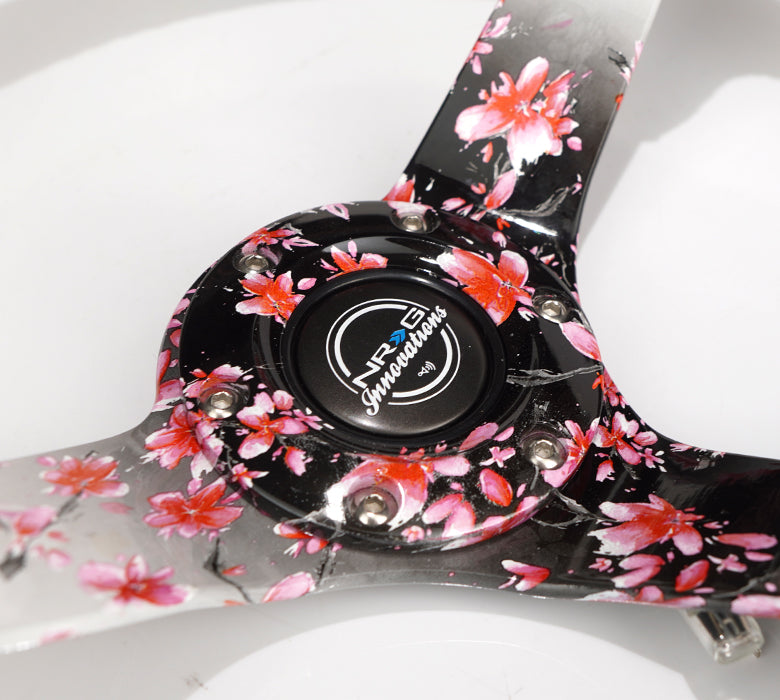 Japanese cherry blossom steering wheel design. RST-036SAK-R