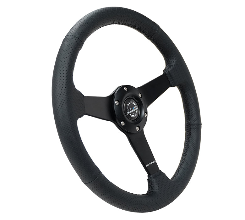 Matte Solid Spoke Wheel with NRG Logo Etch RST-037MB-PR
