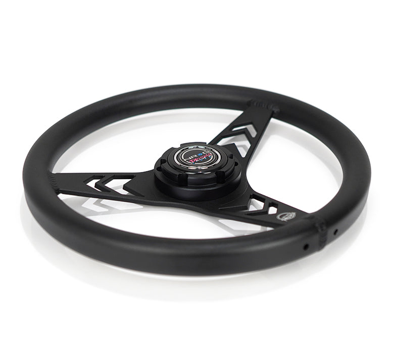 Oiwa 330mm Anodized Black Steering Wheel RST-070-BK