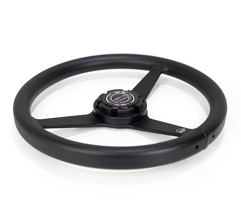 Anodized Black Kei Truck Steering Wheel Heritage Spoke