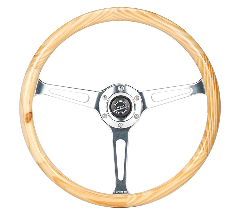 NRG 380mm Mahogany Steering Wheel RST-380RG