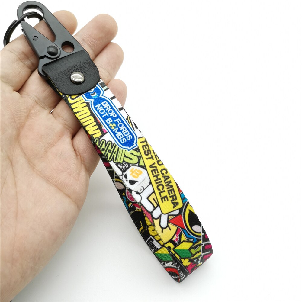 Graffiti inspired JDM Style Car Keychain