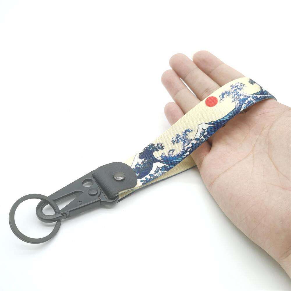 Nylon JDM keychain with metal buckle"