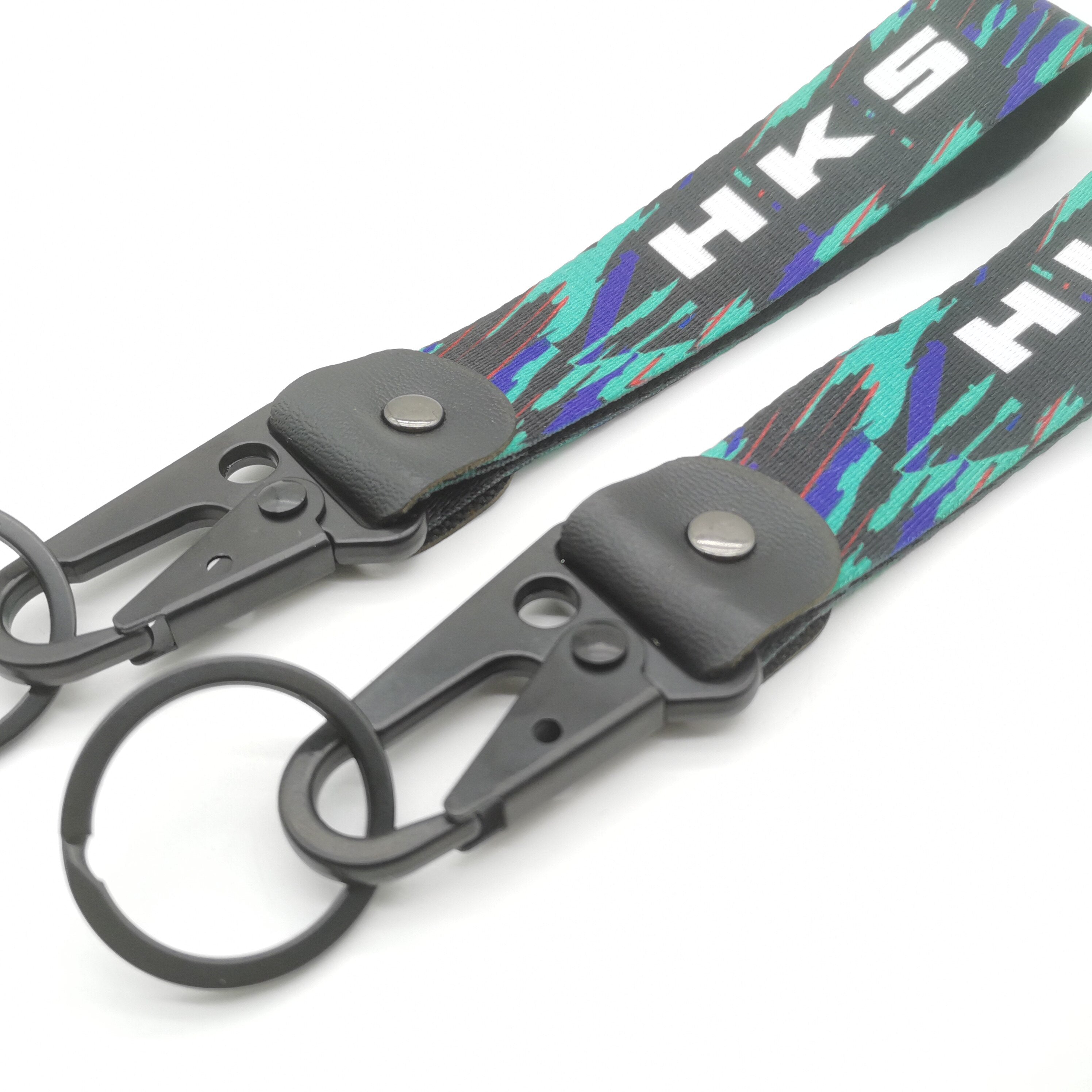 HKS Inspired JDM Keychain - Durable Nylon Strap with Metal Buckle