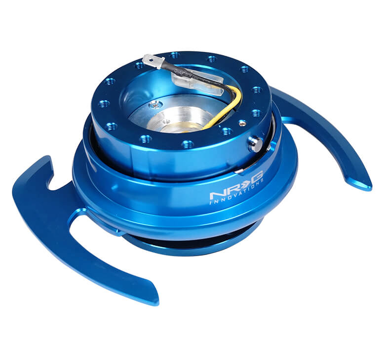 NRG Gen 4.0 Quick Release Kit with Blue Body and Blue Ring with Handles (SRK-700BL) for Japanese mini trucks