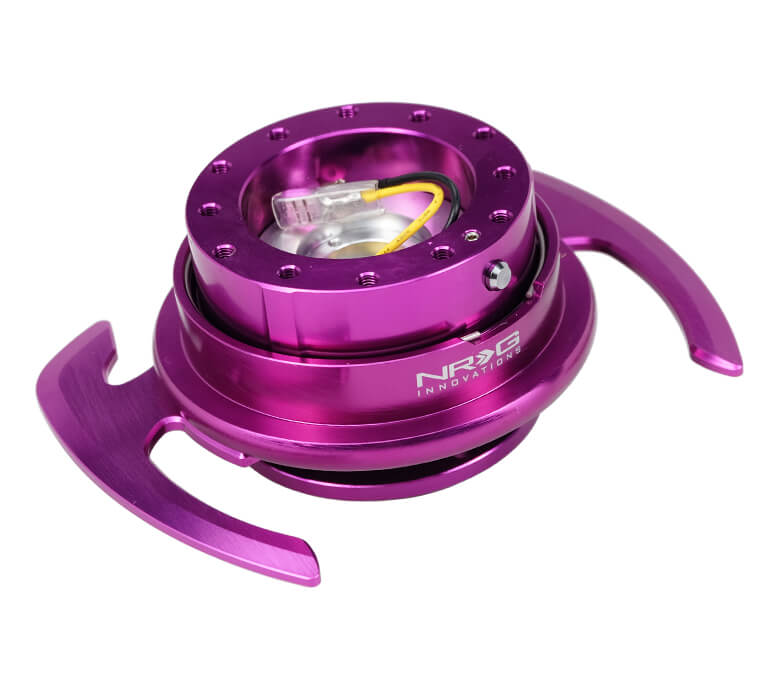 NRG Gen 4.0 Quick Release Kit with Purple Body and Purple Ring with Handles (SRK-700PP-PP) for Japanese mini trucks