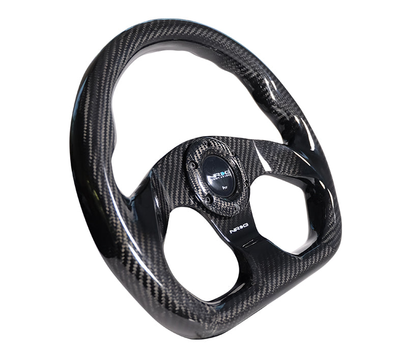 320mm NRG Shiny Black Carbon Steering Wheel