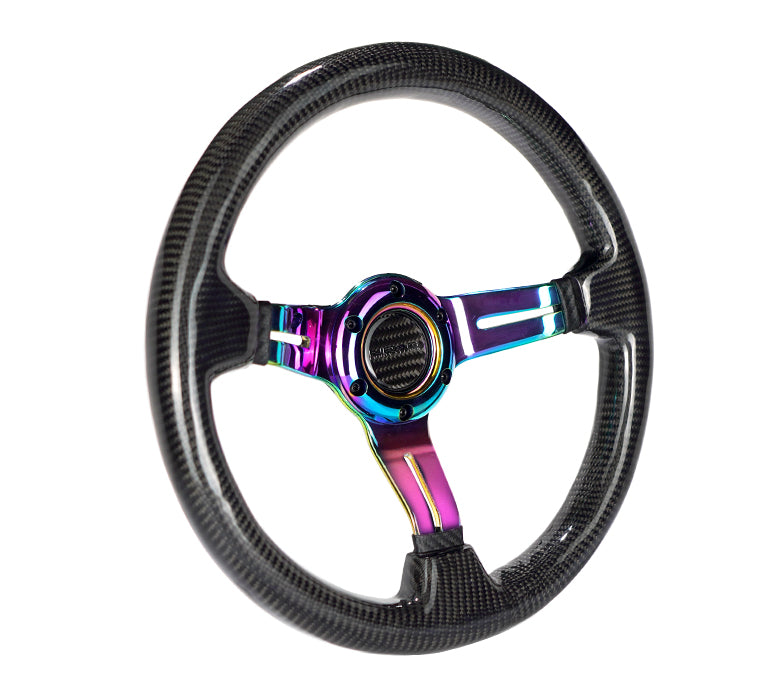 NRG 350mm Wheel with Neochrome Center Spoke