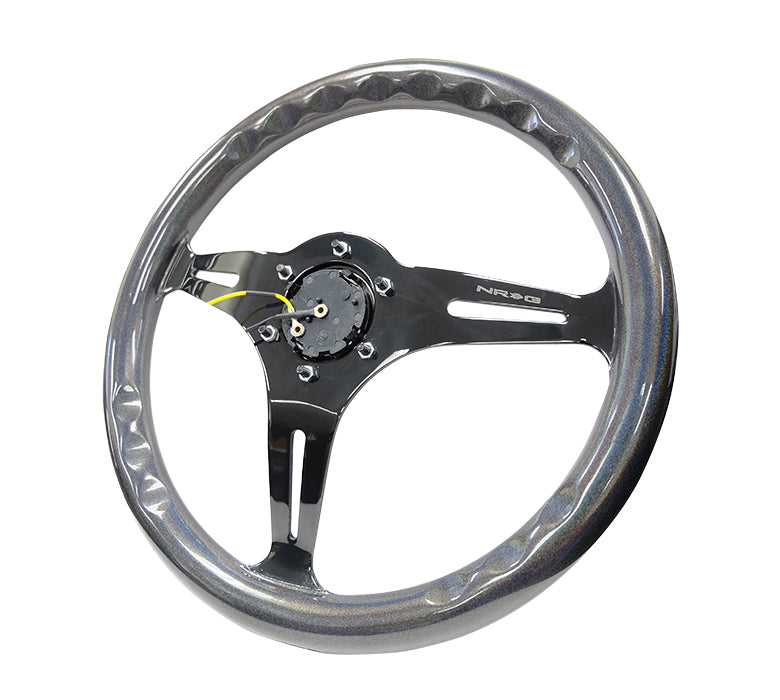 Art meets Engineering: NRG's Pearlescent Grip Steering Wheel"