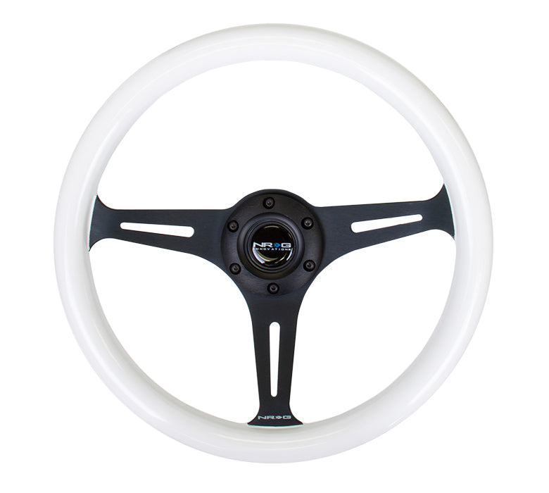 Illuminated Night Drives: NRG Luminor Steering Wheel with Black Spokes