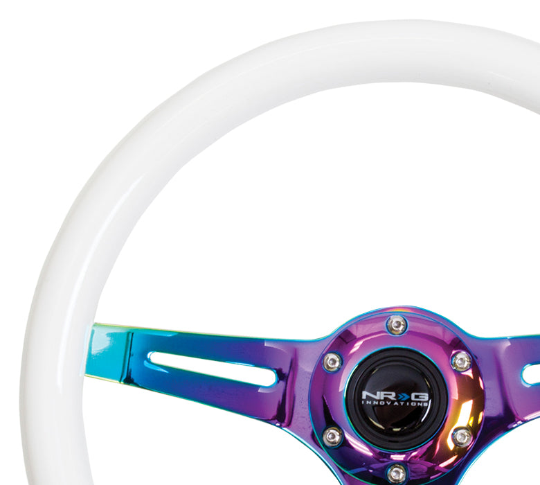 NRG Steering Wheel: Green, Blue, Purple Glow Finish