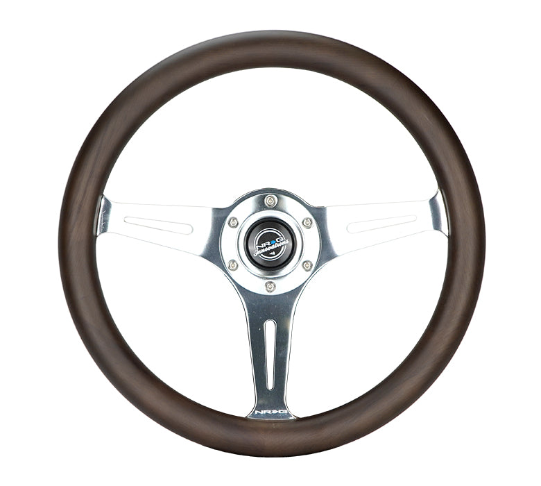 NRG Classic 350mm Oak Wood Grain Steering Wheel