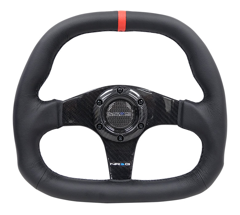 NRG 320mm Carbon Fiber & Suede Steering Wheel"