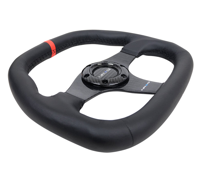 Black Suede Kei Truck Steering Wheel by NRG