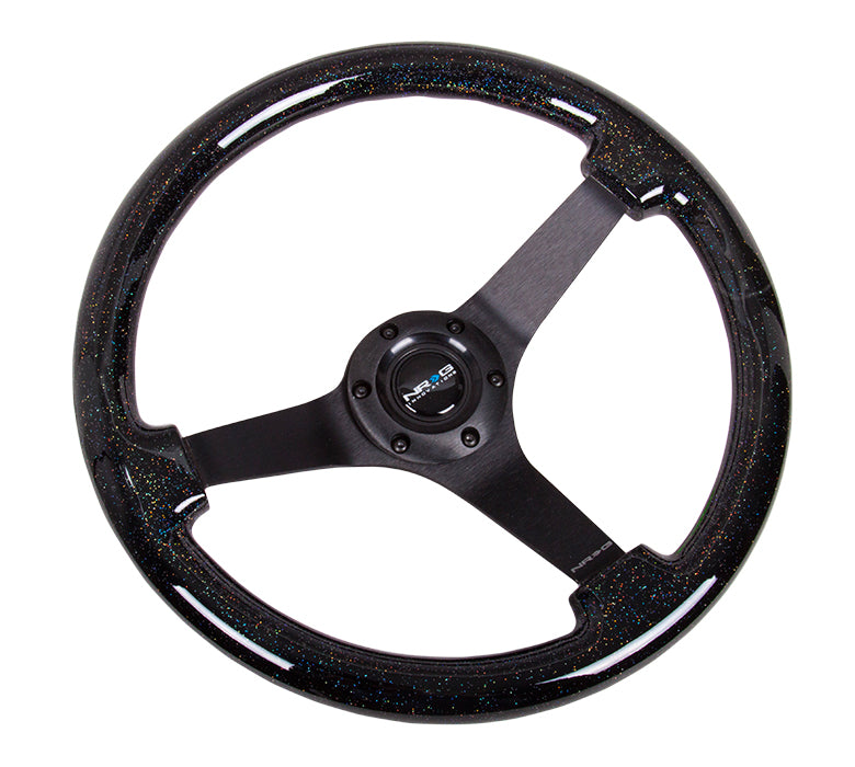 Black Chrome 3-Spoke NRG Wheel - Oiwa Garage