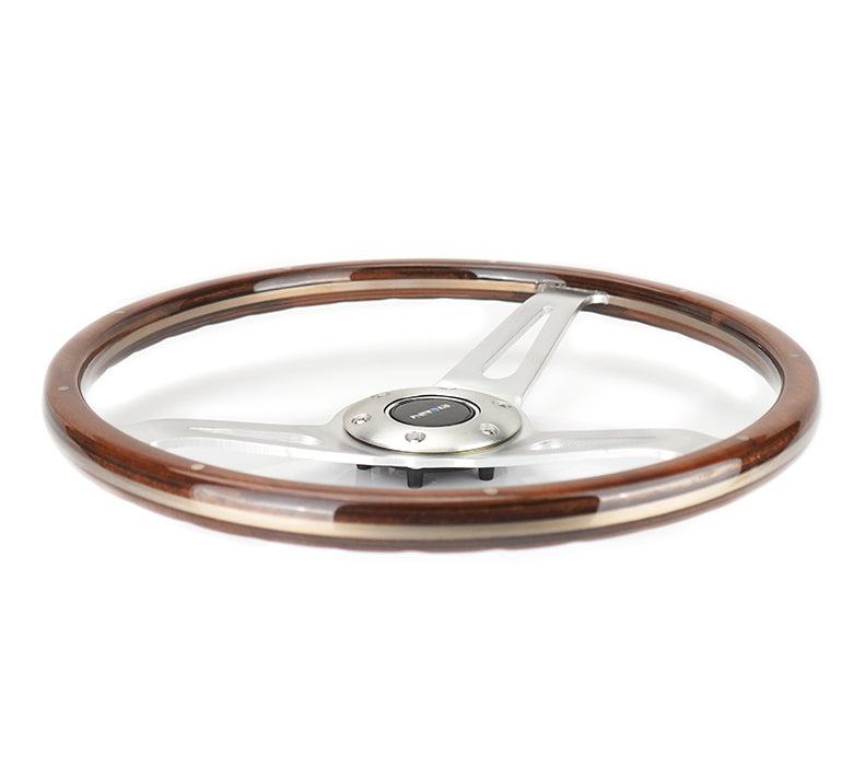 NRG Innovations® Wood Grain Wheel with Aluminum Center