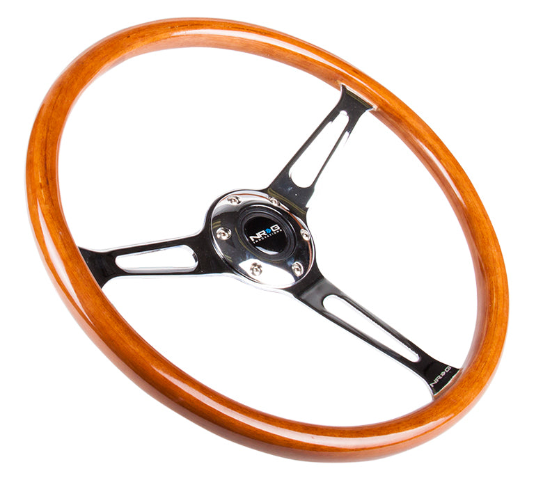NRG RST-360SL Wood Wheel with Chrome Finish
