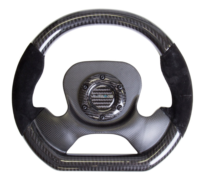 NRG 320mm Carbon Fiber & Suede Steering Wheel