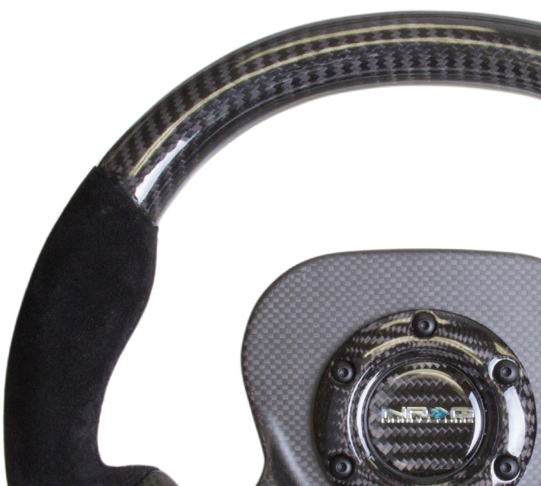 Black Spoke Carbon Steering Wheel by NRG
