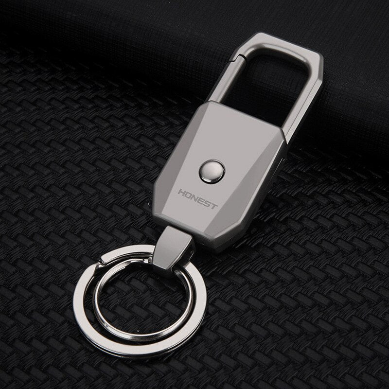 Keychain with Durable Clip Design & LED Light
