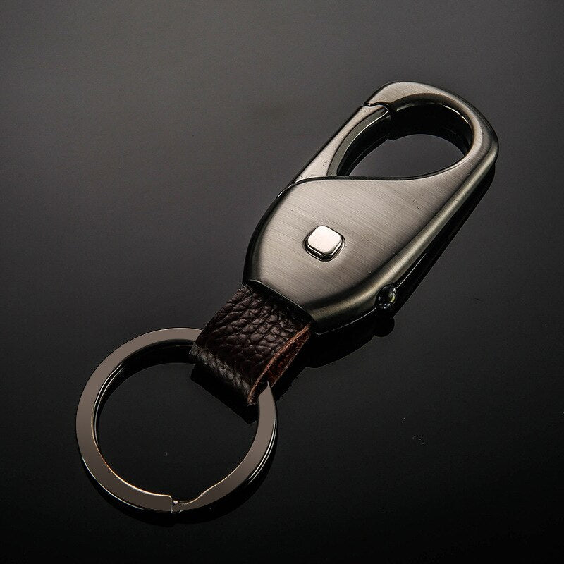 Silver LED Illuminated Keychain from Oiwa Garage