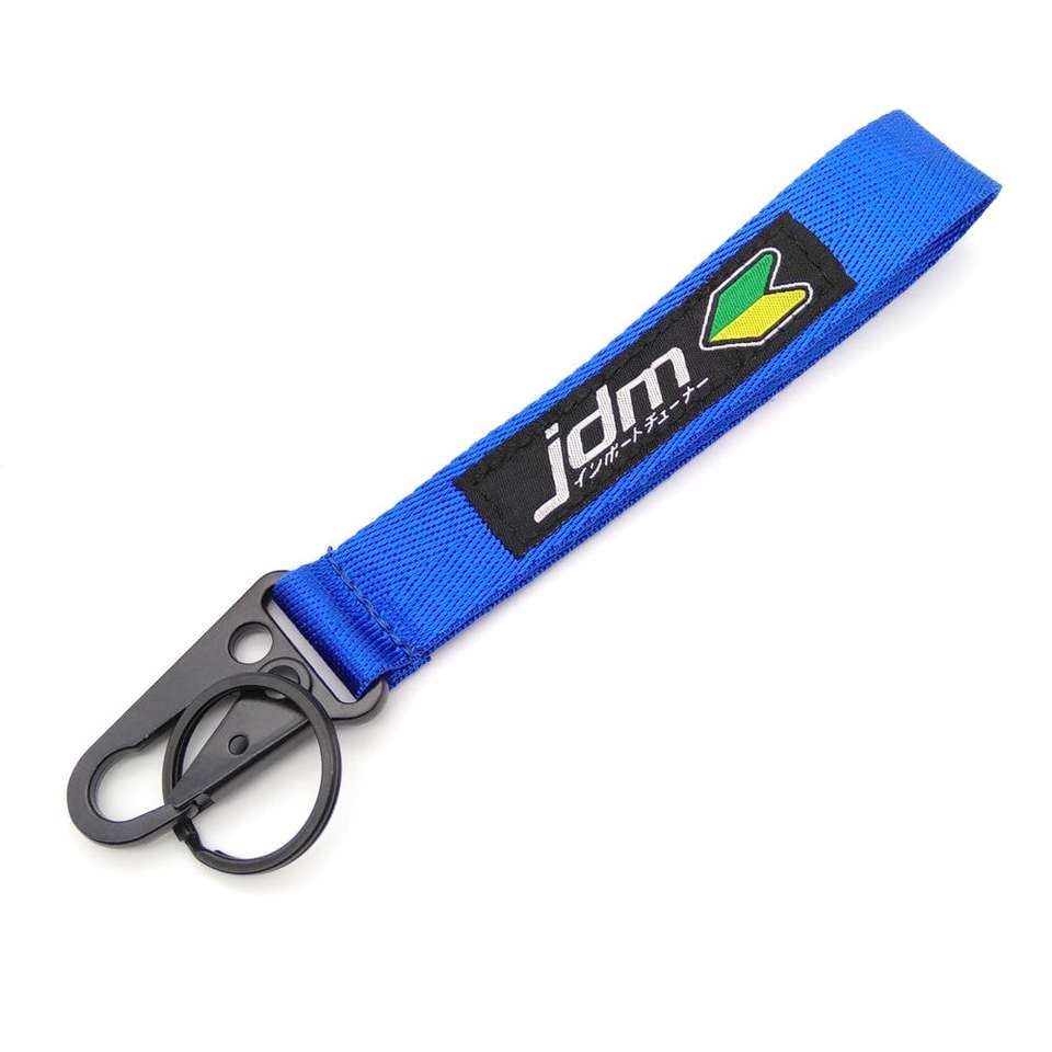 Blue JDM keyring