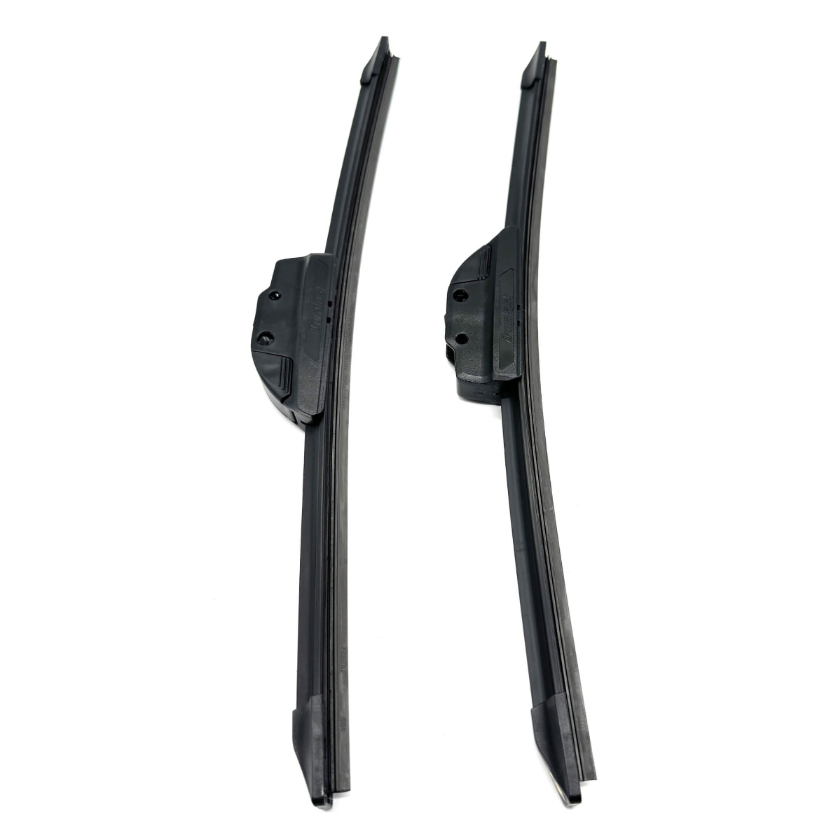 Black Honda Wiper Arms and Duralast Flex Windshield Wipers for Honda Vamos Van HM1, HM2 Models (1999-2018), featuring durable design and flexible blades.