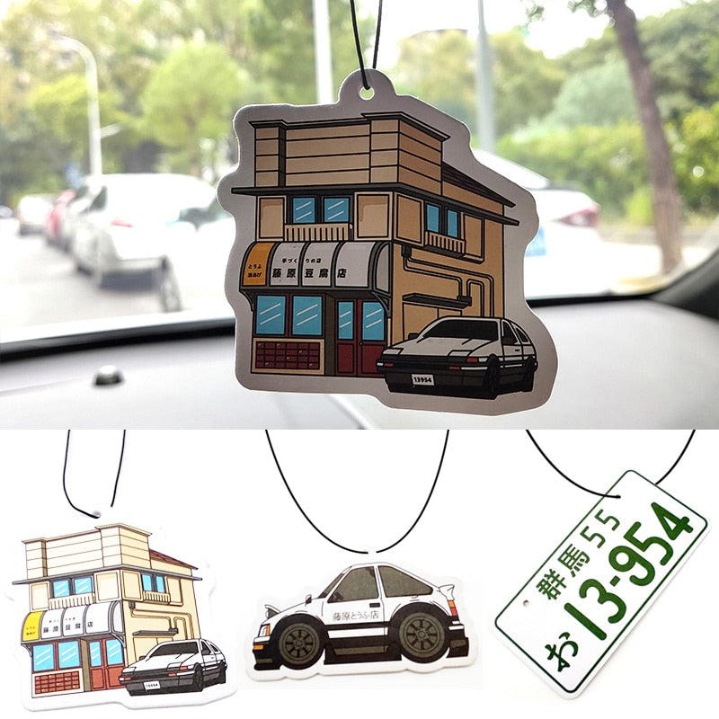 Initial D Fujiwara Tofu Shop Air Freshener