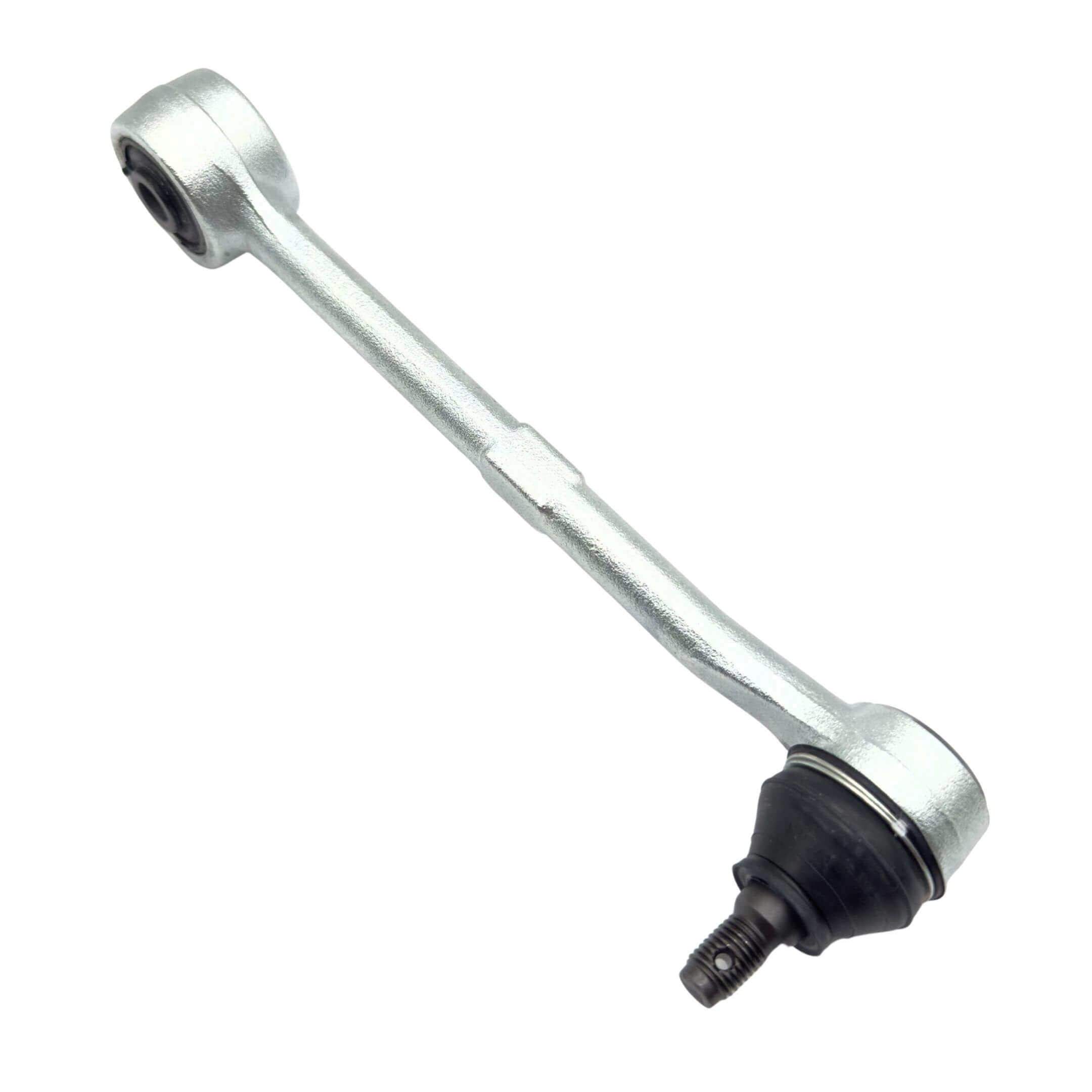 Steering Drag Link for Subaru Sambar Wagon TW1, TW2 Models (1999-2012), featuring a durable silver metal construction with a black joint end.