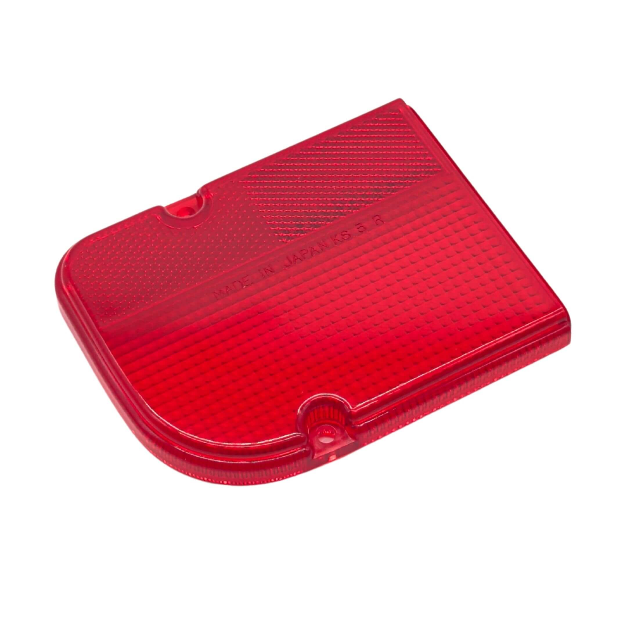 Tail Lamp Brake Signal Cover - Right for Subaru Sambar Truck KS3, KS4 Models (1990-1998), featuring a durable red plastic design with textured surface.