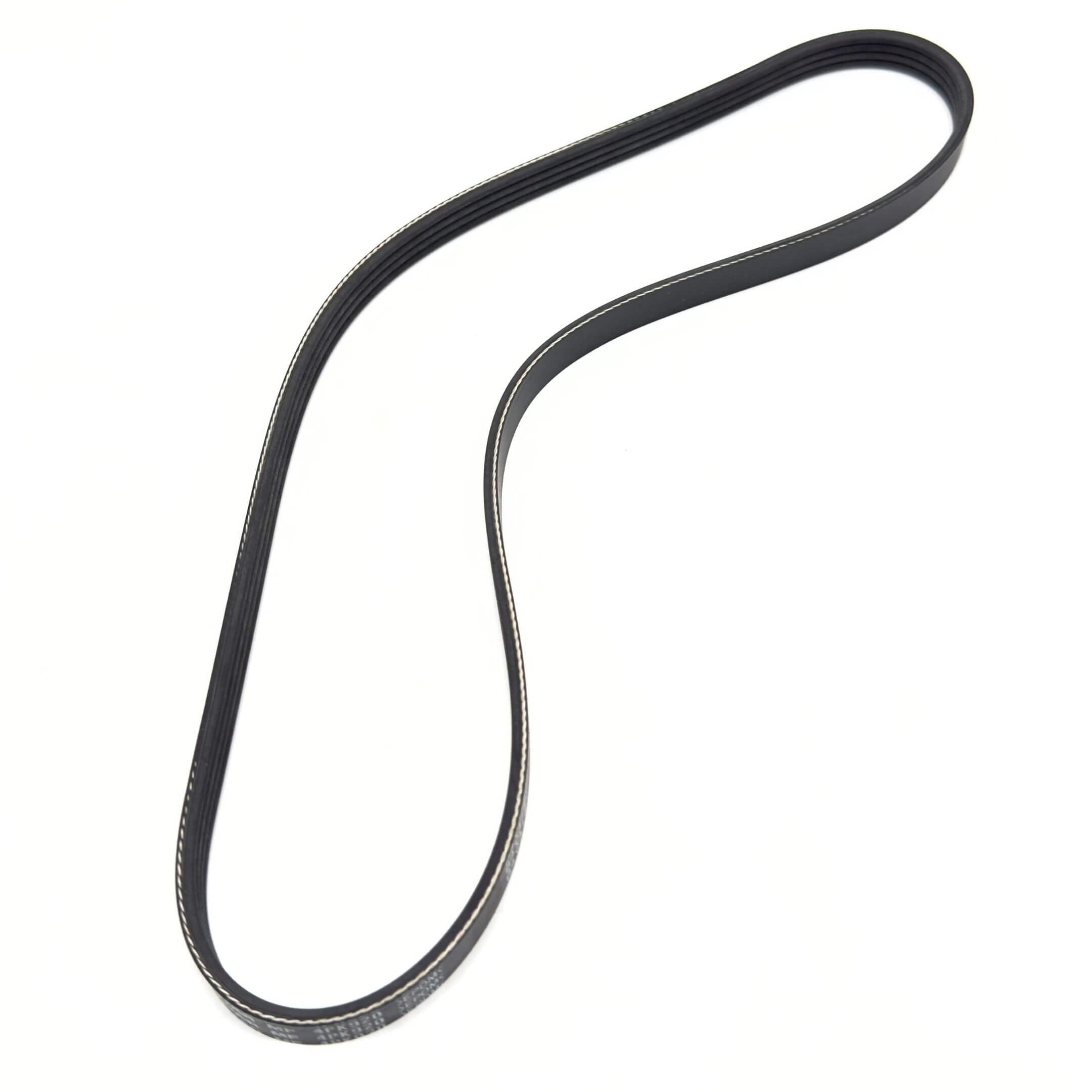 Black supercharger belt for EN07Y engines, compatible with Subaru Sambar Truck TT1, TT2 models from 1999 to 2012.
