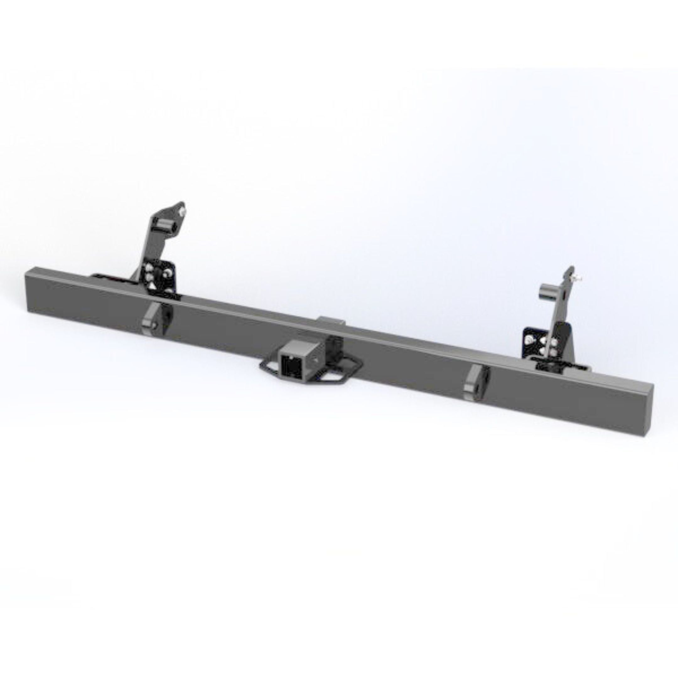 Black Suzuki Carry rear bumper with tow bar for DD51T model, 1991-1999.