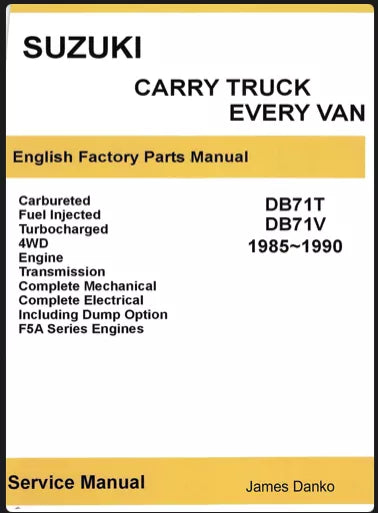 Factory Parts Manual manual cover